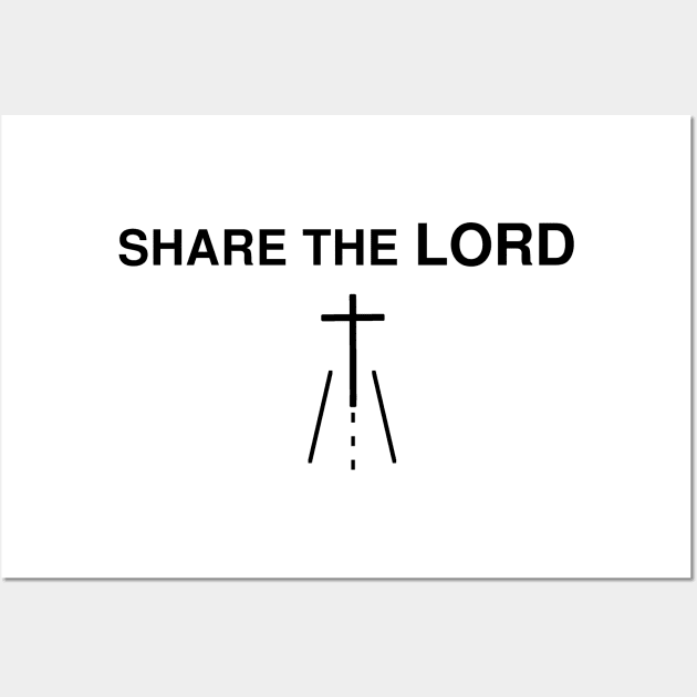 Share the LORD Cycling Spinoff w/ Gospel Message Wall Art by ChristianInk